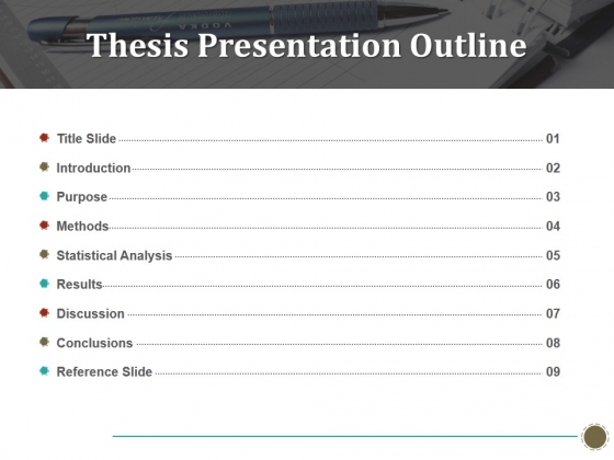 Thesis Presentation Outline Ppt PowerPoint Presentation Infographic Template Graphics Tutorials