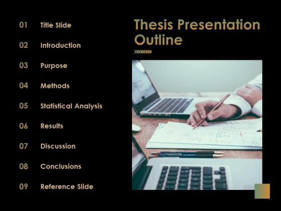 Thesis Presentation Outline Ppt PowerPoint Presentation Portfolio Good