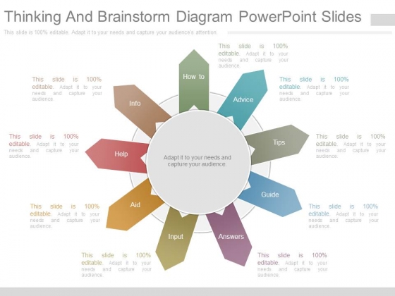 Thinking And Brainstorm Diagram Powerpoint Slides Thinking And Brainstorm Diagram Powerpoint Slides