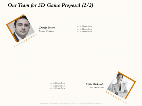 Three Dimensional Games Proposal Our Team For 3D Game Proposal Ppt Infographic Template Introduction PDF Three Dimensional Games Proposal Our Team For 3D Game Proposal Ppt Infographic Template Introduction PDF