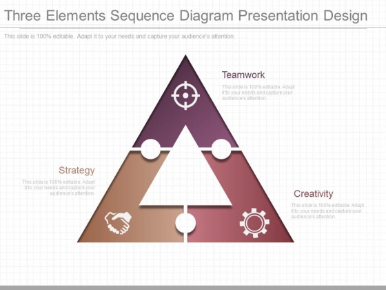 Three Elements Sequence Diagram Presentation Design