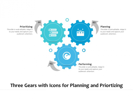 Three Gears With Icons For Planning And Priortizing Ppt PowerPoint Presentation Gallery Layouts PDF Three Gears With Icons For Planning And Priortizing Ppt PowerPoint Presentation Gallery Layouts PDF