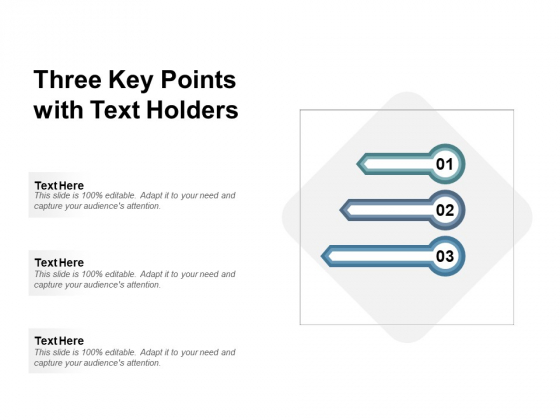 Three Key Points With Text Holders Ppt PowerPoint Presentation Show Format Three Key Points With Text Holders Ppt PowerPoint Presentation Show Format