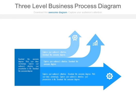 Three Level Business Process Diagram Ppt Slides Three Level Business Process Diagram Ppt Slides