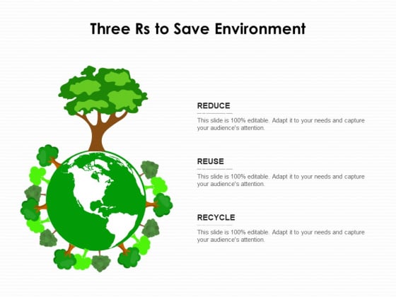 Three Rs To Save Environment Ppt PowerPoint Presentation Inspiration Demonstration PDF Three Rs To Save Environment Ppt PowerPoint Presentation Inspiration Demonstration PDF
