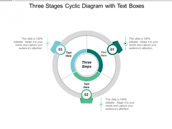 Three Stages Cyclic Diagram With Text Boxes Ppt Powerpoint Presentation Styles Example File Three Stages Cyclic Diagram With Text Boxes Ppt Powerpoint Presentation Styles Example File