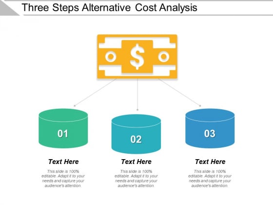 Three Steps Alternative Cost Analysis Ppt PowerPoint Presentation Show Gridlines PDF Three Steps Alternative Cost Analysis Ppt PowerPoint Presentation Show Gridlines PDF
