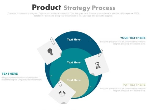 Three Steps Business Strategy Chart Powerpoint Template Three Steps Business Strategy Chart Powerpoint Template