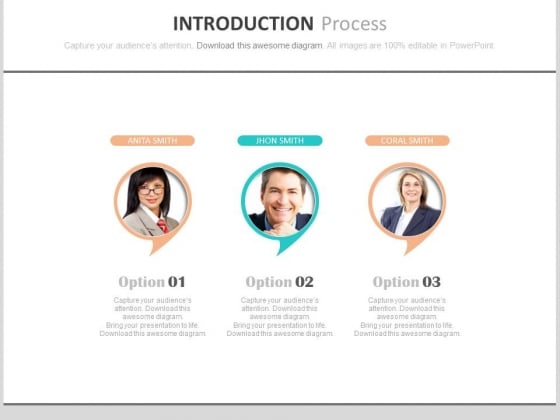 Three Steps Introduction Process Powerpoint Slides Three Steps Introduction Process Powerpoint Slides