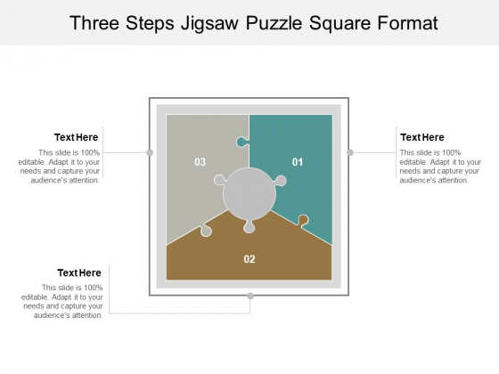Three Steps Jigsaw Puzzle Square Format Ppt PowerPoint Presentation Slides Graphics Three Steps Jigsaw Puzzle Square Format Ppt PowerPoint Presentation Slides Graphics