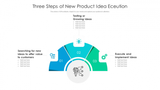 Three Steps Of New Product Idea Eceution Ppt Inspiration Samples PDF Three Steps Of New Product Idea Eceution Ppt Inspiration Samples PDF