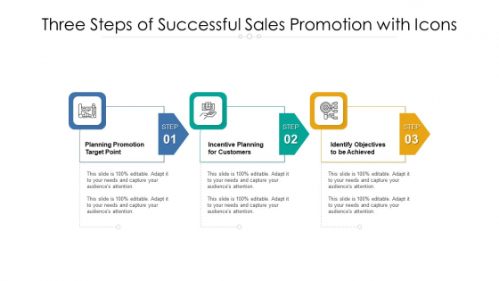 Three Steps Of Successful Sales Promotion With Icons Ppt PowerPoint Presentation Gallery Shapes PDF Three Steps Of Successful Sales Promotion With Icons Ppt PowerPoint Presentation Gallery Shapes PDF