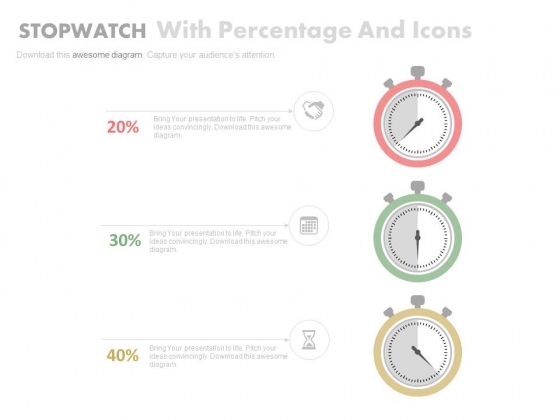 Three Stopwatches To Display Profit Trends Powerpoint Slides Three Stopwatches To Display Profit Trends Powerpoint Slides