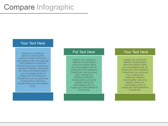 Three Tags For Data Comparison Powerpoint Slides Three Tags For Data Comparison Powerpoint Slides