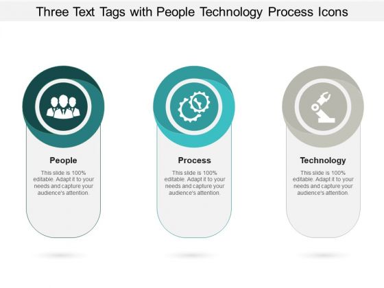 Three Text Tags With People Technology Process Icons Ppt PowerPoint Presentation Professional Icon Three Text Tags With People Technology Process Icons Ppt PowerPoint Presentation Professional Icon