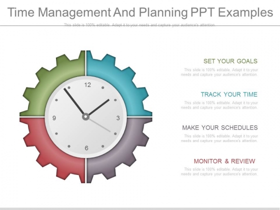 Time Management And Planning Ppt Examples