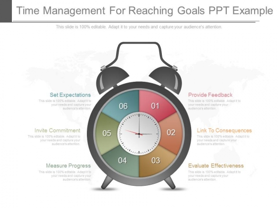 Time Management For Reaching Goals Ppt Example Time Management For Reaching Goals Ppt Example