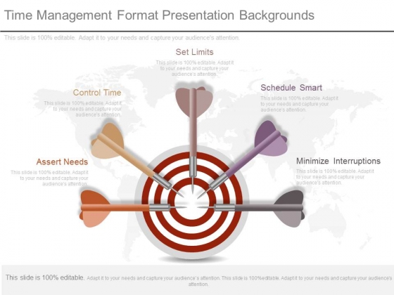 Time Management Format Presentation Backgrounds