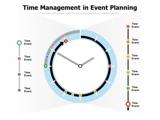 Time Management In Event Planning Ppt Powerpoint Presentation Portfolio Graphics Example