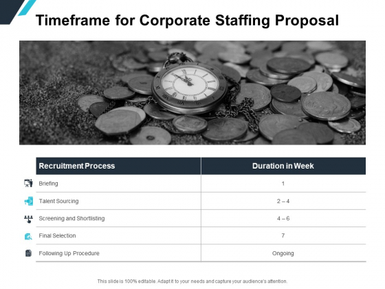 Timeframe For Corporate Staffing Proposal Ppt PowerPoint Presentation Slides Designs Timeframe For Corporate Staffing Proposal Ppt PowerPoint Presentation Slides Designs