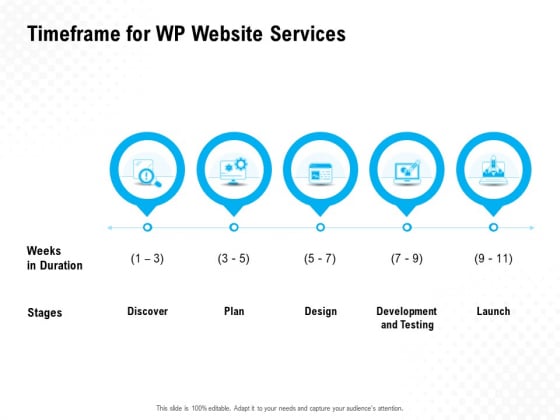 Timeframe For WP Website Services Ppt PowerPoint Presentation Pictures Outline Timeframe For WP Website Services Ppt PowerPoint Presentation Pictures Outline