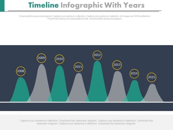 Timeline Curve Diagram With Years Powerpoint Slides Timeline Curve Diagram With Years Powerpoint Slides