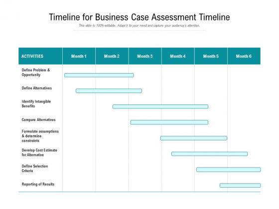 Timeline For Business Case Assessment Timeline Ppt PowerPoint Presentation Gallery Example PDF Timeline For Business Case Assessment Timeline Ppt PowerPoint Presentation Gallery Example PDF