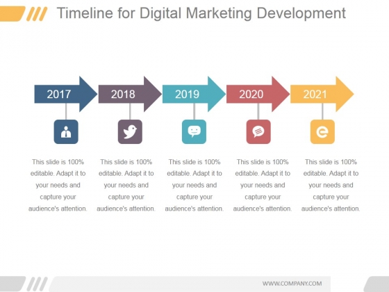 Timeline For Digital Marketing Development Ppt PowerPoint Presentation Visuals Timeline For Digital Marketing Development Ppt PowerPoint Presentation Visuals