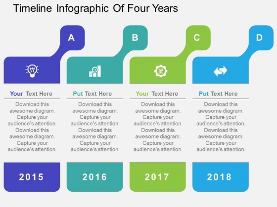 Timeline Infographic Of Four Years Powerpoint Templates Timeline Infographic Of Four Years Powerpoint Templates