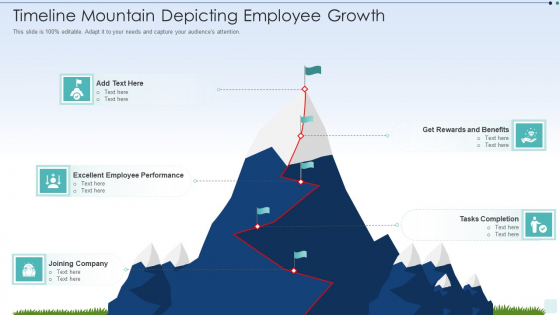 Timeline Mountain Depicting Employee Growth Download PDF