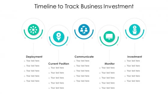 Timeline To Track Business Investment Ppt Gallery Infographics PDF Timeline To Track Business Investment Ppt Gallery Infographics PDF