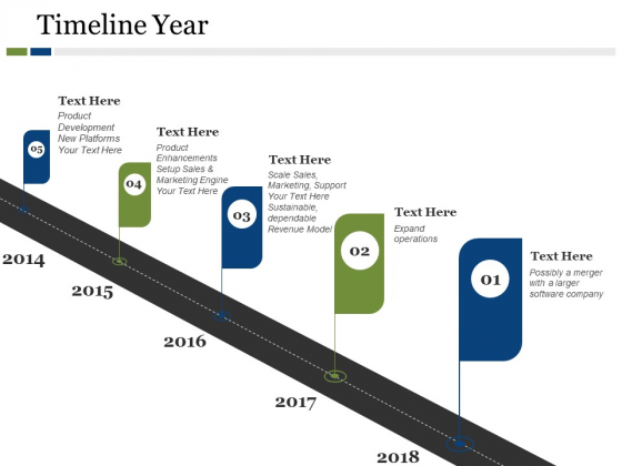 Timeline Year Ppt PowerPoint Presentation Portfolio Model