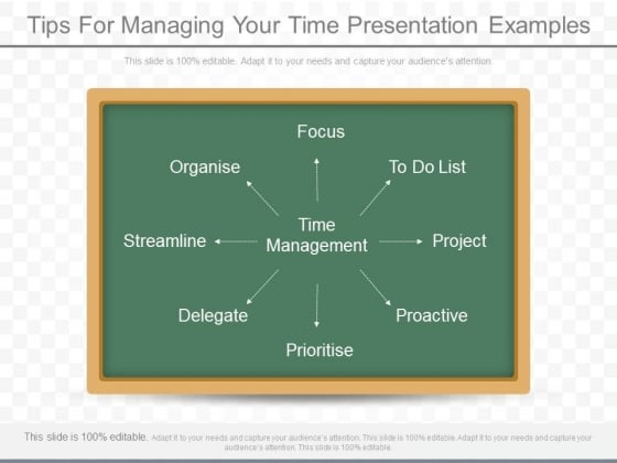 Tips For Managing Your Time Presentation Examples Tips For Managing Your Time Presentation Examples