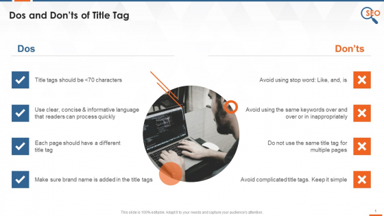 Title Tag And Its Pros And Cons Training Ppt Title Tag And Its Pros And Cons Training Ppt