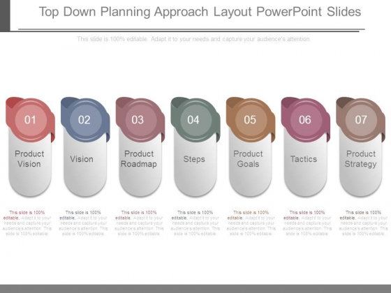 Top Down Planning Approach Layout Powerpoint Slides Top Down Planning Approach Layout Powerpoint Slides