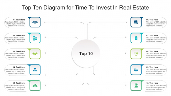Top Ten Diagram For Time To Invest In Real Estate Ppt PowerPoint Presentation Pictures Microsoft PDF Top Ten Diagram For Time To Invest In Real Estate Ppt PowerPoint Presentation Pictures Microsoft PDF