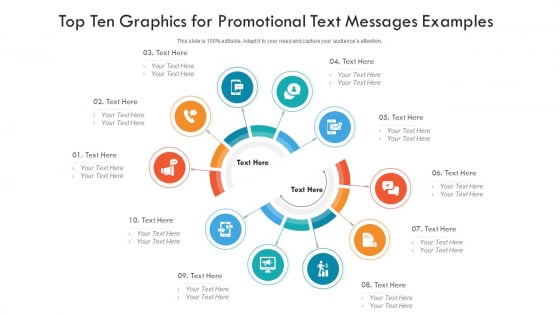 Top Ten Graphics For Promotional Text Messages Examples Ppt PowerPoint Presentation Infographics Background Images PDF Top Ten Graphics For Promotional Text Messages Examples Ppt PowerPoint Presentation Infographics Background Images PDF