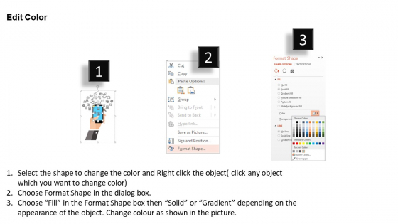 Touch Screen Mobile With Social Media Apps Powerpoint Template Touch Screen Mobile With Social Media Apps Powerpoint Template