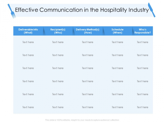 Tourism And Hospitality Industry Effective Communication In The Hospitality Industry Elements PDF