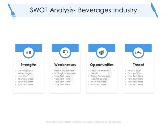 Tourism And Hospitality Industry Swot Analysis Beverages Industry Mockup PDF Tourism And Hospitality Industry Swot Analysis Beverages Industry Mockup PDF
