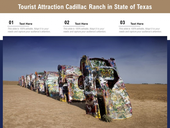 Tourist Attraction Cadillac Ranch In State Of Texas Ppt PowerPoint Presentation Ideas PDF