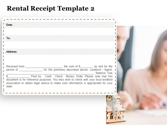Tracking Rent Receipt Invoice Summary Rental Receipt Template Ppt Layouts Slides PDF