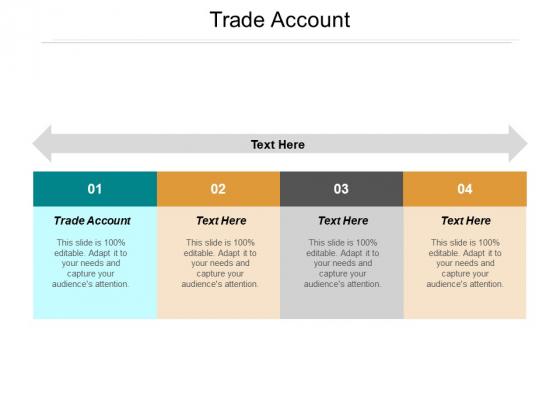 Trade Account Ppt PowerPoint Presentation Outline Inspiration Cpb