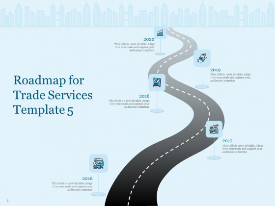 Trade Facilitation Services Roadmap For Trade Services 2016 To 2020 Ppt Portfolio Display PDF