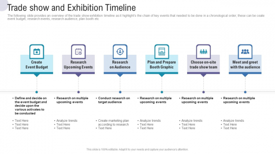 Trade Show And Exhibition Timeline Commercial Activities Marketing Tools Structure PDF Trade Show And Exhibition Timeline Commercial Activities Marketing Tools Structure PDF