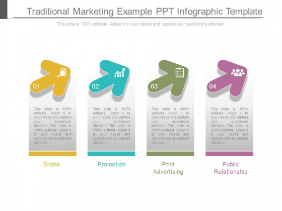 Traditional Marketing Example Ppt Infographic Template