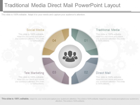 Traditional Media Direct Mail Powerpoint Layout Traditional Media Direct Mail Powerpoint Layout