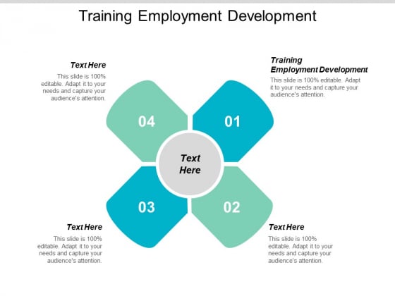 Training Employment Development Ppt PowerPoint Presentation Model Cpb