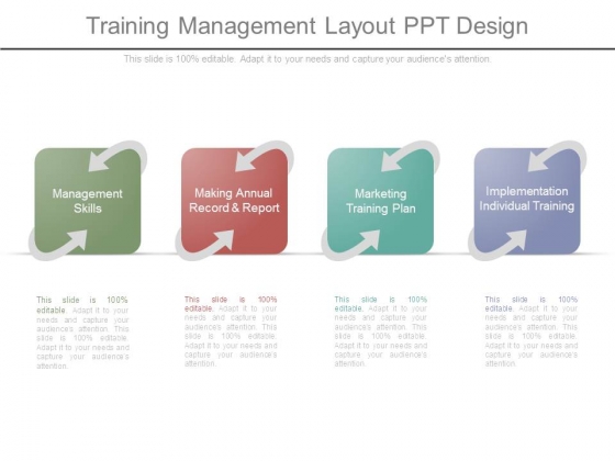 training management layout ppt design powerpoint templates