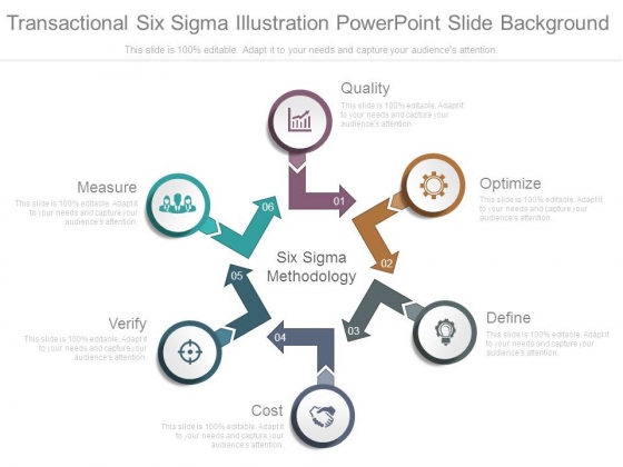 Transactional Six Sigma Illustration Powerpoint Slide Background Transactional Six Sigma Illustration Powerpoint Slide Background